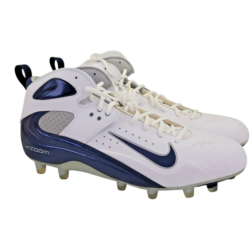 Nike Air Zoom Blade Pro TD Men Blue White Football Cleats Size 14 NIB 315791-141